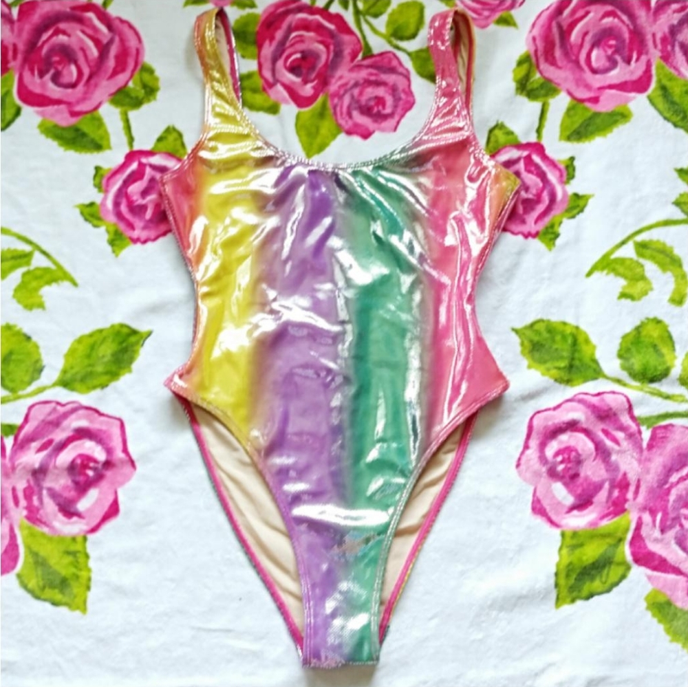 AA Rainbow Swimsuit - Picture 2 of 8